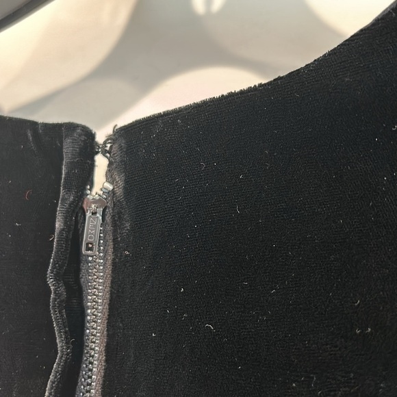 Vintage Siro 60s-70s Velvet upper bold floral mod midi dress women’s size medium - Picture 3 of 9